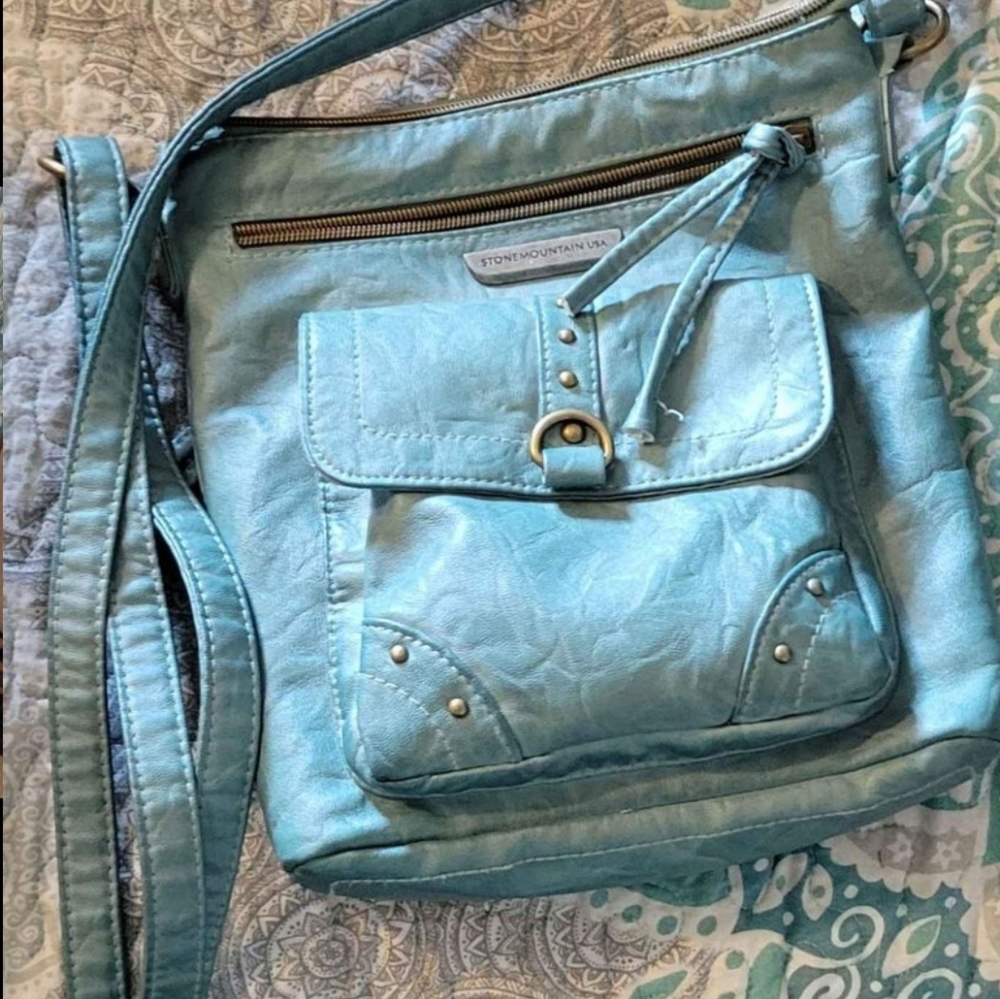 Crossbody Teal Purse